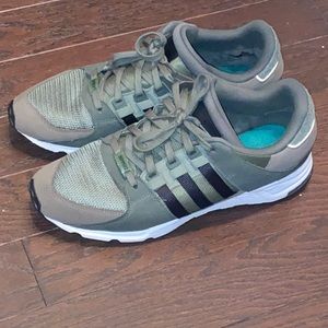 Adidas Running Shoes Men’s 13 Green/Black/White